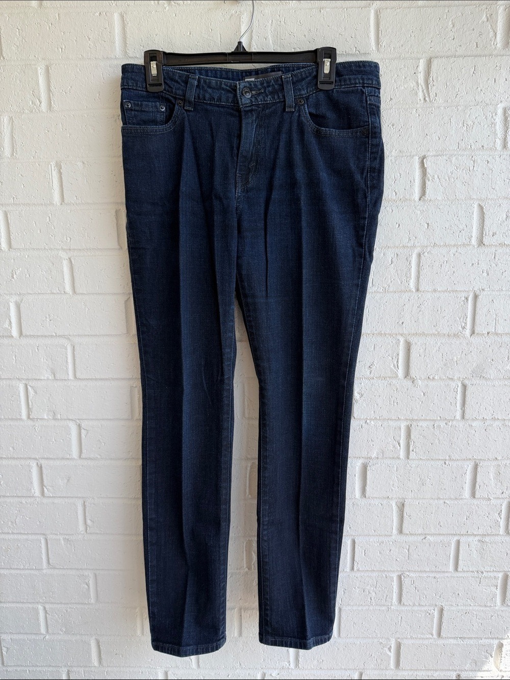 Levi's Mid Rise Skinny Stretch Denim Jeans Blue Indigo Sz 12M  Excellent shape